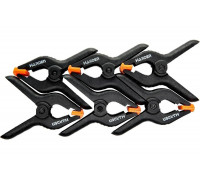 Набор струбцин HARDEN 150 мм, пружинные, 6 шт 600356