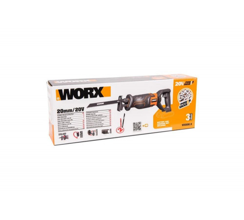 Аккумуляторная сабельная пила WORX WX500.9