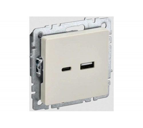 IEK Brite - розетка с USB IEK Brite - розетка с USB