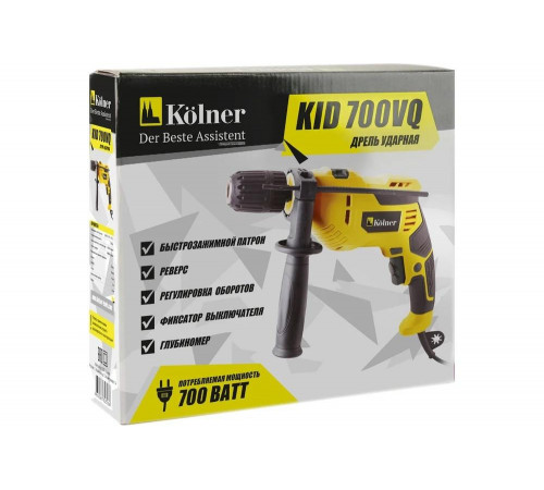 Ударная дрель Kolner KID 700VQ 8030100346