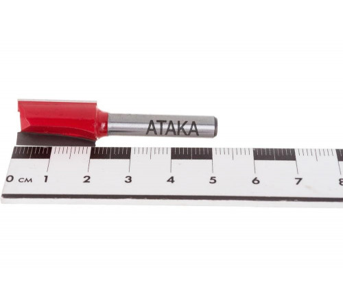 Фреза пазовая прямая (12х6х20 мм) Атака 8142440 Фреза пазовая прямая (12х6х20 мм) Атака 8142440