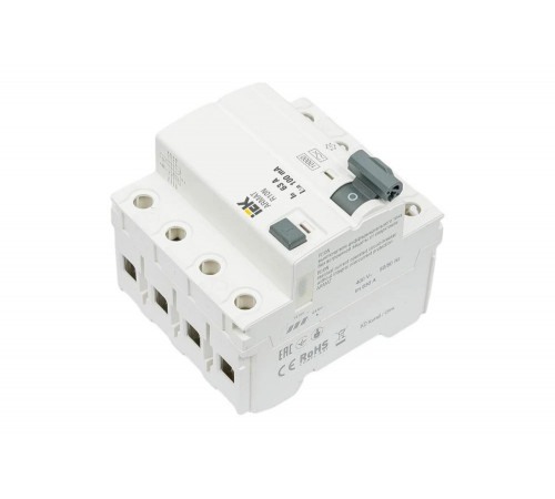 Выключатель дифференциального тока IEK ARMAT R10N 4P 63А 100мА тип A AR-R10N-4-063A100