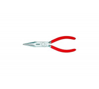 Длинногубцы KNIPEX  с реж. кромк. радиомонтаж., полукругл. прям. губки,  хром, 1К ручки KN-2503125