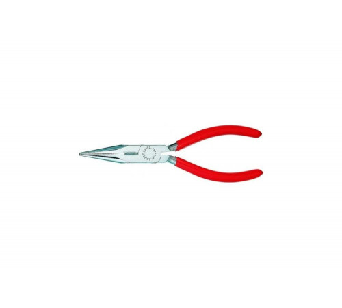 Длинногубцы KNIPEX с реж. кромк. радиомонтаж., полукругл. прям. губки, хром, 1К ручки KN-2503125 Длинногубцы KNIPEX с реж. кромк. радиомонтаж., полукругл. прям. губки, хром, 1К ручки KN-2503125