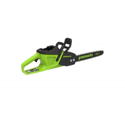 Аккумуляторная цепная пила Greenworks 40V, 40 см, 2000 Вт, бесщеточная, c 1хАКБ 4 Ач и ЗУ 2008807UB