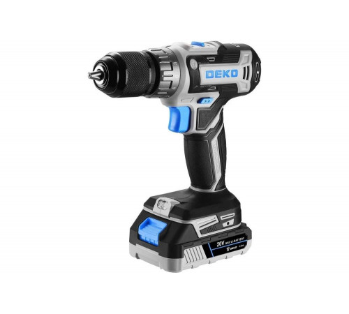 Аккумуляторная дрель-шуруповерт DEKO Loner 20V, 20В, 2x3.0 Ач 085-1005 Аккумуляторная дрель-шуруповерт DEKO Loner 20V, 20В, 2x3.0 Ач 085-1005