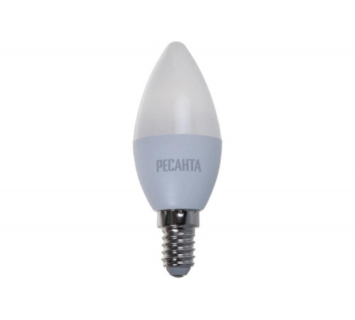Светодиодная лампа Ресанта LL-R-C37-5W-230-4K-E14 (свеча, 5Вт, нейтр., Е14) 76/1/2 Светодиодная лампа Ресанта LL-R-C37-5W-230-4K-E14 (свеча, 5Вт, нейтр., Е14) 76/1/2