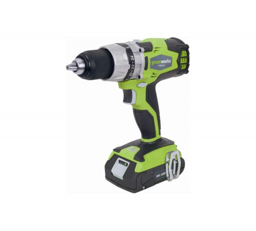 Аккумуляторная дрель-шуруповерт Greenworks GD24DD
