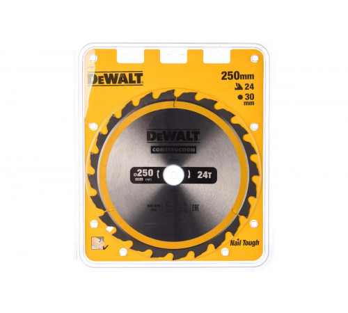Пильный диск CONSTRUCT (250х30 мм; 24 ATB) DEWALT DT1956