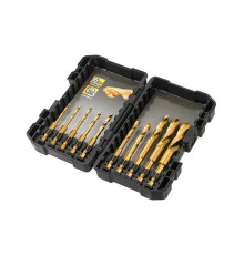 Набор сверл 10 шт Impact TITANIUM Drill Bit Set Dewalt DT50050-QZ