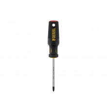Отвертка Denzel PH2x100 мм, S2, трехкомпонентная рукоятка 121787