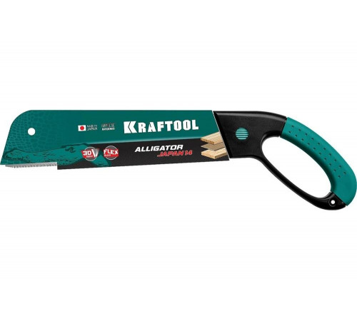 KRAFTOOL 14 TPI, 300 мм, ножовка по дереву для сверхточных работ Alligator Japan 14 1-15181-30-14 KRAFTOOL 14 TPI, 300 мм, ножовка по дереву для сверхточных работ Alligator Japan 14 1-15181-30-14