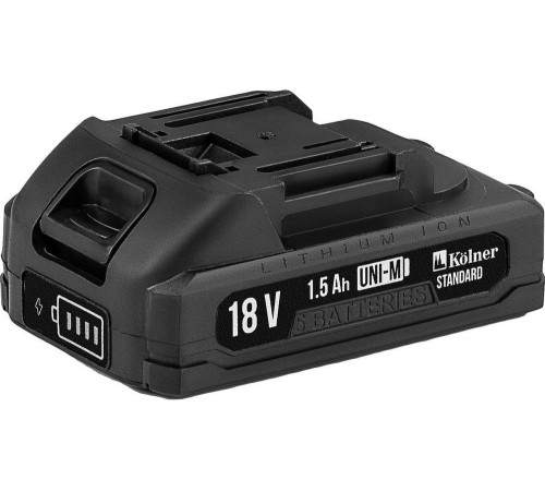 Цепная аккумуляторная пила Kolner 18V UNI-M Standard, шина 15 см (6"), KCS 18-15-2K, цепь 1/4", 1.1 мм, 37 звеньев, 5 м/с (акб 2x1.5 Ач, зу стац) 8060100072 Цепная аккумуляторная пила Kolner 18V UNI-M Standard, шина 15 см (6"), KCS 18-15-2K, цепь 1/4", 1.1 мм, 37 звеньев, 5 м/с (акб 2x1.5 Ач, зу стац) 8060100072