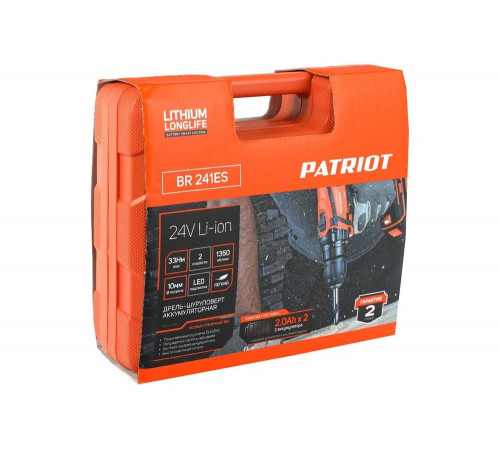 Аккумуляторная дрель-шуруповерт Patriot BR 241ES Аккумуляторная дрель-шуруповерт Patriot BR 241ES