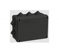 Распаячная коробка IEK км41241 150x110x70мм ip44 10 вв. черная UKO11-150-110-070-K02-44