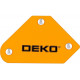 Набор магнитных уголков DKMC7 (4 шт; 45/90/135 градусов; до 5 кг) DEKO 065-0646