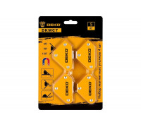 Набор магнитных уголков DKMC7 (4 шт; 45/90/135 градусов; до 5 кг) DEKO 065-0646