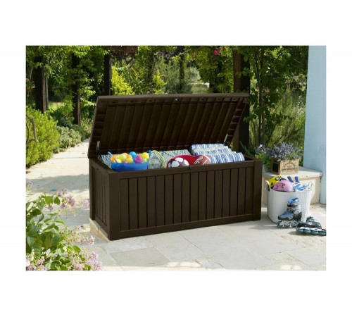 Сундук Keter ROCKWOOD STORAGE BOX 570 L коричневый 230401 Сундук Keter ROCKWOOD STORAGE BOX 570 L коричневый 230401