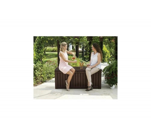 Сундук Keter ROCKWOOD STORAGE BOX 570 L коричневый 230401 Сундук Keter ROCKWOOD STORAGE BOX 570 L коричневый 230401