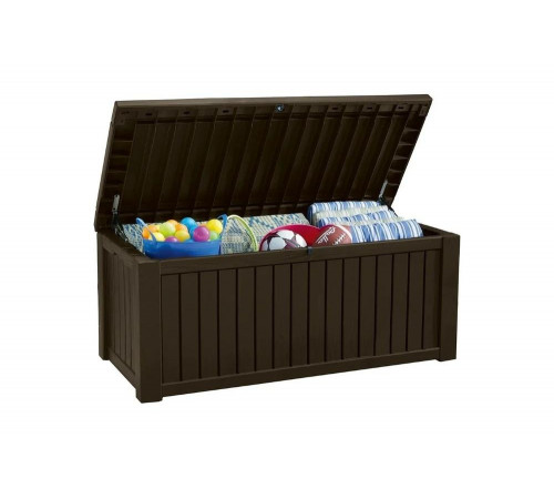 Сундук Keter ROCKWOOD STORAGE BOX 570 L коричневый 230401 Сундук Keter ROCKWOOD STORAGE BOX 570 L коричневый 230401