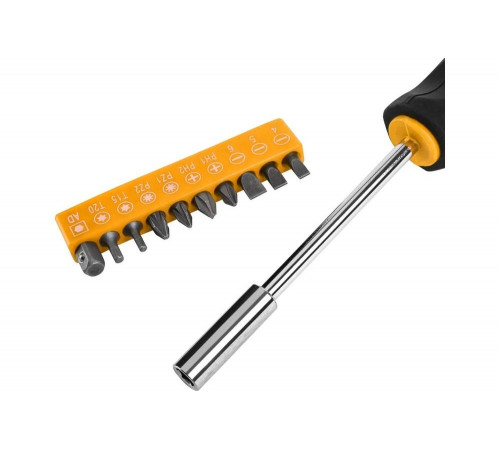 Отвертка с набором бит DEKO BS11-2 11 предметов 065-0597
