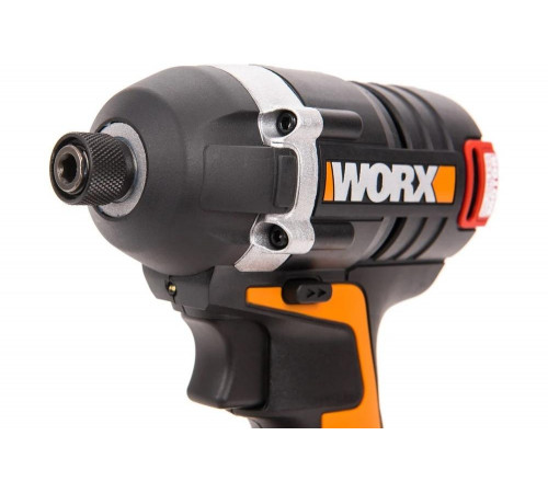 Аккумуляторный бесщеточный винтоверт WORX Impact 20В, бесщеточный, 2Ач x2, кейс WX292 Аккумуляторный бесщеточный винтоверт WORX Impact 20В, бесщеточный, 2Ач x2, кейс WX292