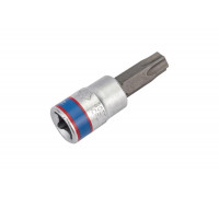 Головка-бита торцевая 1/4", TORX с отверстием, T40Н, L=37 мм KING TONY 203740