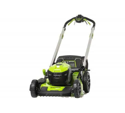 Газонокосилка аккумуляторная GreenWorks 40V, 48 см, самоходная, бесщеточная, c 1хАКБ 4 Ач c USB и ЗУ 2517407USB4 Газонокосилка аккумуляторная GreenWorks 40V, 48 см, самоходная, бесщеточная, c 1хАКБ 4 Ач c USB и ЗУ 2517407USB4