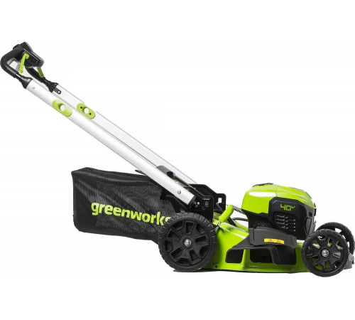 Газонокосилка аккумуляторная GreenWorks 40V, 48 см, самоходная, бесщеточная, c 1хАКБ 4 Ач c USB и ЗУ 2517407USB4 Газонокосилка аккумуляторная GreenWorks 40V, 48 см, самоходная, бесщеточная, c 1хАКБ 4 Ач c USB и ЗУ 2517407USB4