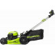 Газонокосилка аккумуляторная GreenWorks 40V, 48 см, самоходная, бесщеточная, c 1хАКБ 4 Ач c USB и ЗУ 2517407USB4