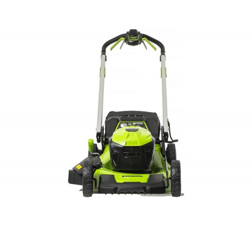 Газонокосилка аккумуляторная GreenWorks 40V, 48 см, самоходная, бесщеточная, c 1хАКБ 4 Ач c USB и ЗУ 2517407USB4 Газонокосилка аккумуляторная GreenWorks 40V, 48 см, самоходная, бесщеточная, c 1хАКБ 4 Ач c USB и ЗУ 2517407USB4