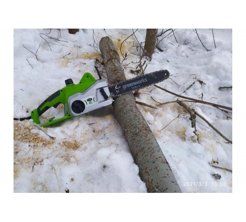 Цепная электрическая пила GreenWorks GCS1836 1800Вт, 36см 20217 Цепная электрическая пила GreenWorks GCS1836 1800Вт, 36см 20217