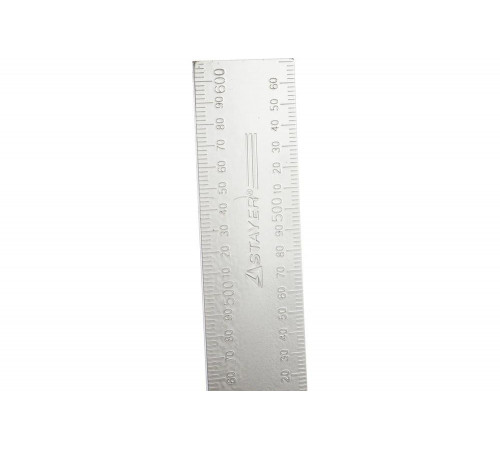 STAYER 600 x 40 x 1 мм, цельнометаллический, угольник столярный 34342-60 STAYER 600 x 40 x 1 мм, цельнометаллический, угольник столярный 34342-60
