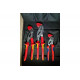 Переставные клещи-ключ Knipex 40 мм (1 1/2"), длина 180 мм, хром, 2К ручки, KN-8605180SB