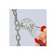 Переставные клещи-ключ Knipex 40 мм (1 1/2"), длина 180 мм, хром, 2К ручки, KN-8605180SB