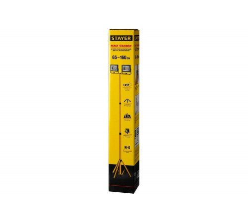 STAYER 65-160 см, желтый/черный, штатив переносной 56922_z01 Master STAYER 65-160 см, желтый/черный, штатив переносной 56922_z01 Master