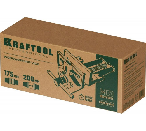 KRAFTOOL 175 мм, тиски столярные 32719-175 KRAFTOOL 175 мм, тиски столярные 32719-175