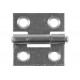 STAYER 25 x 24 x 1 мм, 1 шт., цвет белый цинк, петля универсальная 37611-25-1 Master