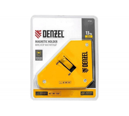 Фиксатор магнитный отключаемый для сварочных работ усилие 30 LB Denzel 97561