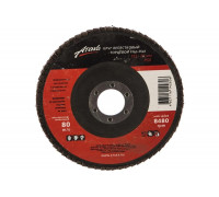 Круг лепестковый торцевой коричневый (125х22,2 мм; Р50) АТАКА 680770