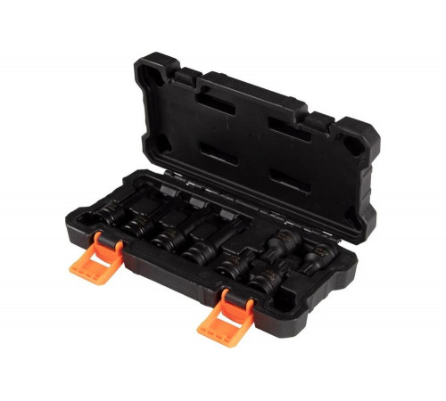 Набор ударных торцевых насадок 1/2"DR, Spline, M12-M18, L = 45-78 мм, кейс, 8 предметов AFFIX AF00746008C