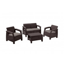 Комплект мебели Keter Corfu set коричневый 258952