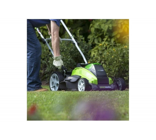 Аккумуляторная газонокосилка Greenworks G40LM45 2500107UA Аккумуляторная газонокосилка Greenworks G40LM45 2500107UA