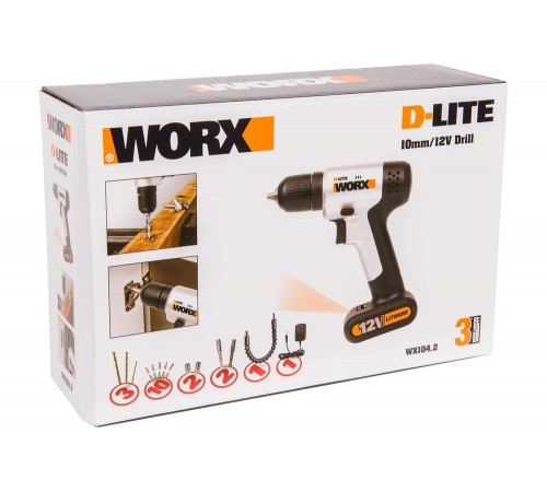 Аккумуляторная дрель-шуруповерт WORX WX104.2 Аккумуляторная дрель-шуруповерт WORX WX104.2