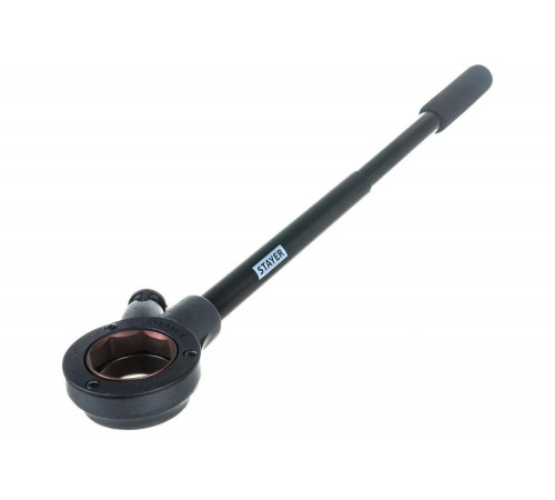 STAYER 1/4"-1 1/4", ручка 620 мм, двухкомпонентная ручка, трещотка для клуппов 28265-1/4-5/4