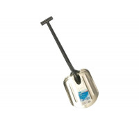 Универсальная алюминиевая лопата 260 х 205 мм черенок из пластика СИБРТЕХ 61622