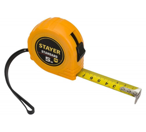 STAYER 5 м х 19 мм, рулетка 34014-05-19 STAYER 5 м х 19 мм, рулетка 34014-05-19