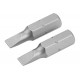 Набор вставок бит торцевых 1/4", Slotted, 6.5x1.2 мм, 25 мм, 2 шт TOLSEN TT20207