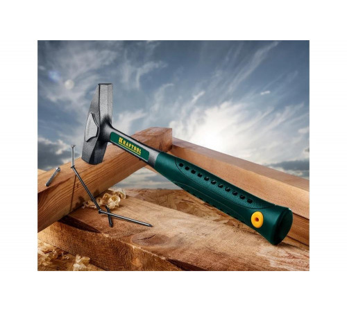KRAFTOOL 500 г, молоток цельнокованый слесарный THOR 20070-05