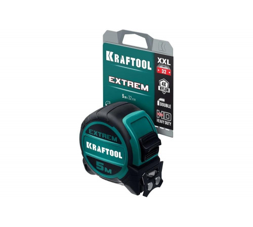 KRAFTOOL Extrem 5м х 32мм, Рулетка со сверхшироким полотном (34127-5) KRAFTOOL Extrem 5м х 32мм, Рулетка со сверхшироким полотном (34127-5)